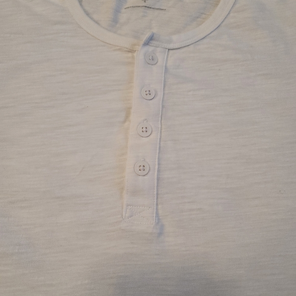 🆕️2 for 20🆕️Expess Mens Lightweight Cotton Henley Fitted Shirt Roll Up Sleeves - Picture 2 of 7